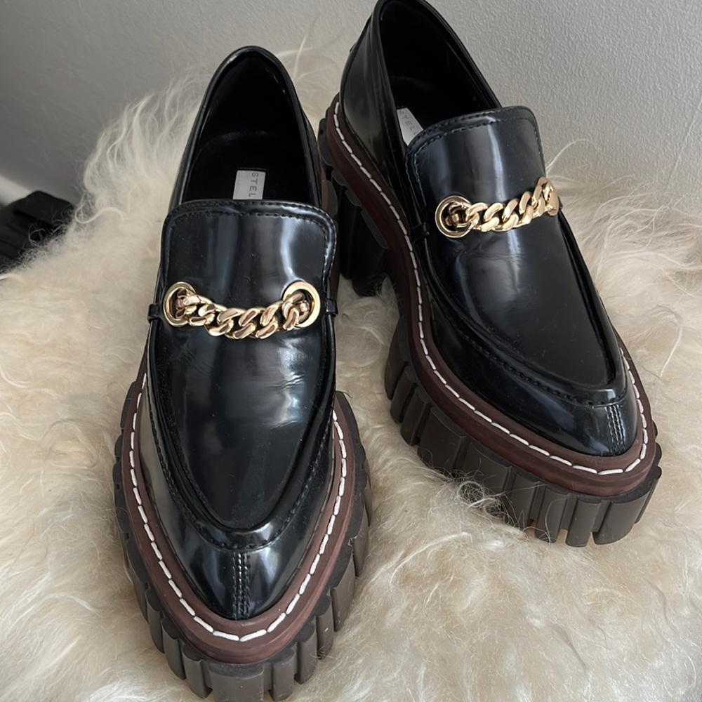 Stella McCartney Emilie Chain Loafer Creeper sz 37